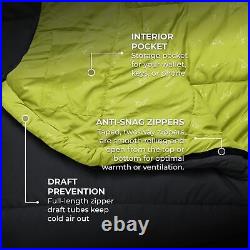 And Cam. Leef Ultralight Mummy Sleeping Bag Perfect For Backpacking Hiking