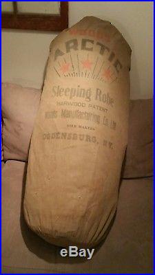 Antique Woods Arctic 3 Star Sleeping Robe Down Filled Double Bag Bedroll
