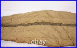 Authentic 1947 Us Military Extreme Cold Weather Mummy Sleeping Bag Down Filled