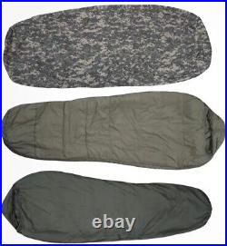 Authentic US Military Issue Mod. Sleeping System (MSS), -40°F, 5 Pcs Set, ACU