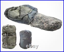Authentic US Military Issue Mod. Sleeping System (MSS), -40°F, 5 Pcs Set, ACU