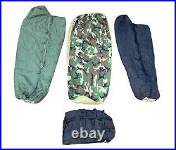 Authentic US Military Issue Modular Sleeping System (MSS), -40°F, Woodland