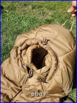 BAF Coyote 3-Season USMC Sleeping Bag OCP Nylon Cover Compression Sack X-long
