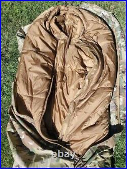 BAF Coyote 3-Season USMC Sleeping Bag OCP Nylon Cover Compression Sack X-long