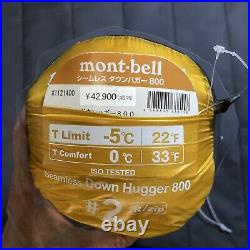 BRAND NEW! Mont Bell Down Hugged 800 #2 right zip