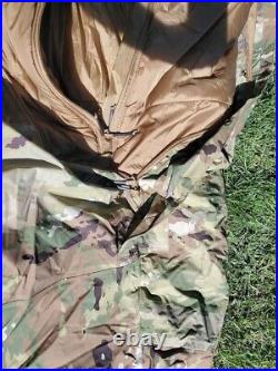 B. A. F. Coyote 3-Season USMC Sleeping Bag OCP Nylon Cover Compression Sack
