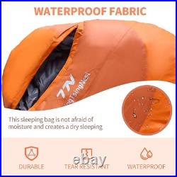 Backpacking Sleeping Bag 3 Season 20F Fill 21 Ounces of Duck Down 650Fill