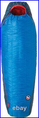 Big Agnes Anvil Horn 15 DownTek Sleeping Bag, Wide, Long, Left Zip, Blue/Red