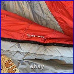 Big Agnes Big Creek 30° Double Sleeping Bag, 2 Person, Red