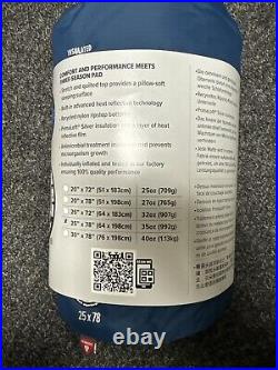 Big Agnes Bondary Deluxe Insulated Sleeping Bag Navy Color 25x78 New