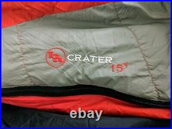Big Agnes Crater 15 F Degree Down Sleeping Bag with Sand Mountain Insulated Pad