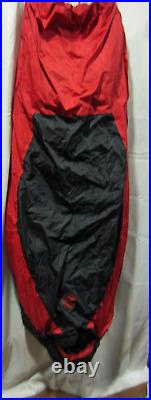 Big Agnes Deep Creek 15° Sleeping Bag Right Zip Red Storage & Stuff Sack
