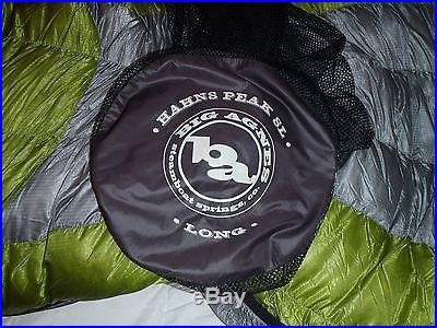 Big Agnes Hahns Peak SL -20 sleeping bag (perfect condition)