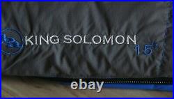 Big Agnes King Solomon 15 Degree Down Sleeping Bag (Double Size) with Pads