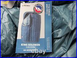 Big Agnes King Solomon 20 Degree Doublewide Sleeping Bag