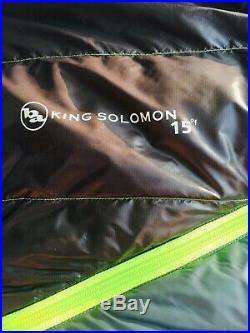 Big Agnes King Solomon Double Sleeping Bag 15 Degree Down