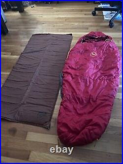 Big Agnes Little Red 15 sleeping bag kids with Mattress