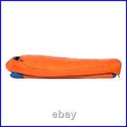 Big Agnes Lost Dog 15 Sleeping Bag, Orange/Navy, Long