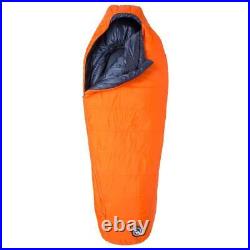 Big Agnes Lost Dog 15? Sleeping Bag Orange/Navy Wide Long Left