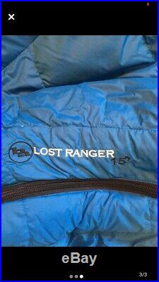 Big Agnes Lost Ranger 15 Degree Goose Down Ultralight Mummy Sleeping Bag