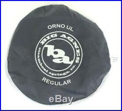 Big Agnes Orno UL Sleeping Bag 0F Down Reg/Left Zip /51017/