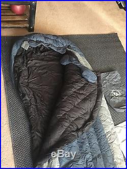 Big Agnes Summit Park 15 Degree Long Sleeping Bag USED TWICE! 650 Goose Down