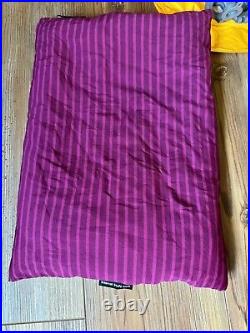 Big Agnes Sun Beam 15 degree sleeping bag system Plus Air Mattress And Pillow