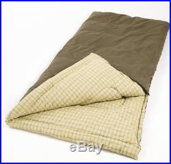 Big Tall Sleeping Bag Coleman Camping Hiking Outdoor Travel Down to 0 Degrees