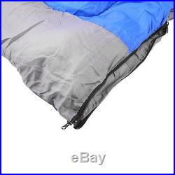 Blue Mummy Sleeping Bag 5F/-15C Camping Hiking With Carrying Case Brand B5