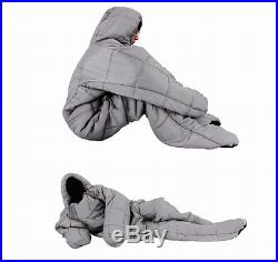 Body-sleeping bag outdoor camping sleeping bags suit bag hollow-cotton filling