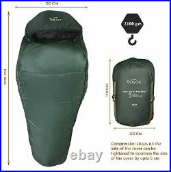 Bonfire Picnic Camping Sleeping Bag with Mobile Pocket, Comfort for -10 Degree