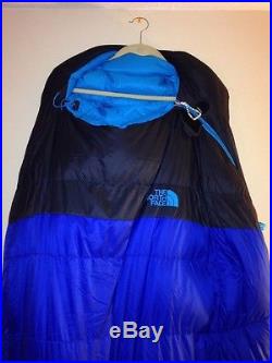 Brand new 2014 North Face Blue Kazoo Sleeping Bag Long