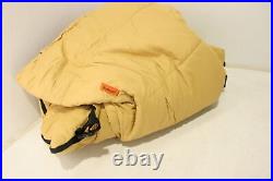 Bushnell Sleeping Bags Khaki Hollow Core Fiber w Zipper 36 Inch x 82 Inch
