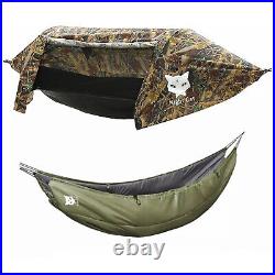 Camping Hammock With Mosquito Net Under Quilt Blanket Rainfly Sleeping Bag US