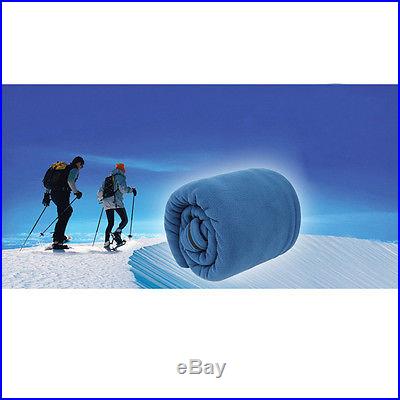 Camping Outdoor Polar Fleece Sleeping Bag Travel Hiking Lightweight Portable