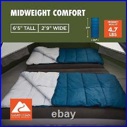 Camping Sleeping Bag 35-Degree Cool Weather Rectangular Sleeping Bag, 33x77
