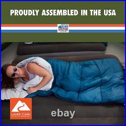 Camping Sleeping Bag 35-Degree Cool Weather Rectangular Sleeping Bag, 33x77