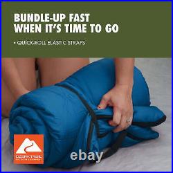 Camping Sleeping Bag 35-Degree Cool Weather Rectangular Sleeping Bag, 33x77