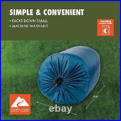 Camping Sleeping Bag 35-Degree Cool Weather Rectangular Sleeping Bag, 33x77