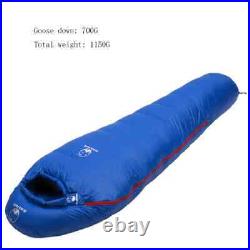 Camping Sleeping Bag Very Warm White Goose Down Adult Mummy Style Sleep Bag