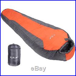 Cold Weather Goose Down Alternative Camping Hiking Traveling Mummy Sleeping Bag