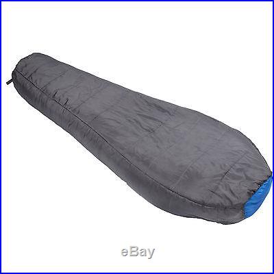 Cold Weather Goose Down Camping Hiking Travel Mummy Sleeping Bag Blue
