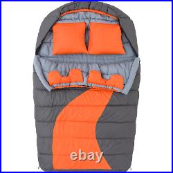 Cold Weather Sleeping Bag Mummy Large Double Two Person Camping 20F Degree