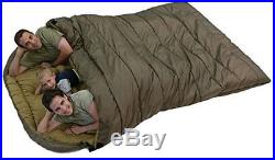 Cold Weather Sleeping Bag Zero Degree 2 Person Queen Size Oversized Camping New