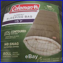 Coleman 2000008919 Juneau Sleeping Bag King 39 In x 84 In NEW