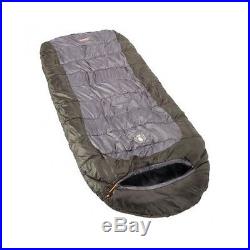 Coleman Sleeping Bag Big Tall Weather Camping Cold Outdoor Hiking Large Warm New
