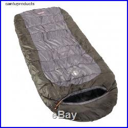 Coleman Sleeping Bag Outdoor Camping Warm Big Tall Cold Weather 0-20 Degrees NEW