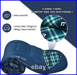Comfortable XL Sleeping Bag with Compression Sack Ideal for Camping & Hiking