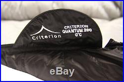 Criterion Quantum 200, 3 Season, 870FP Goose Down Sleeping Bag Bivi Racing