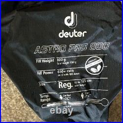 Deuter Astro Pro 800 Regular 185 CM Navy Blue Sleeping Bag Rrp £350
